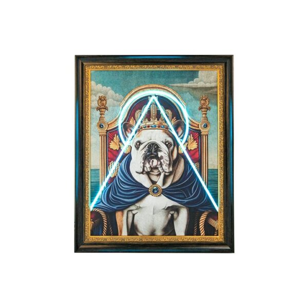 Obraz NEON BULLDOG 80x100 cm - obrazek 2