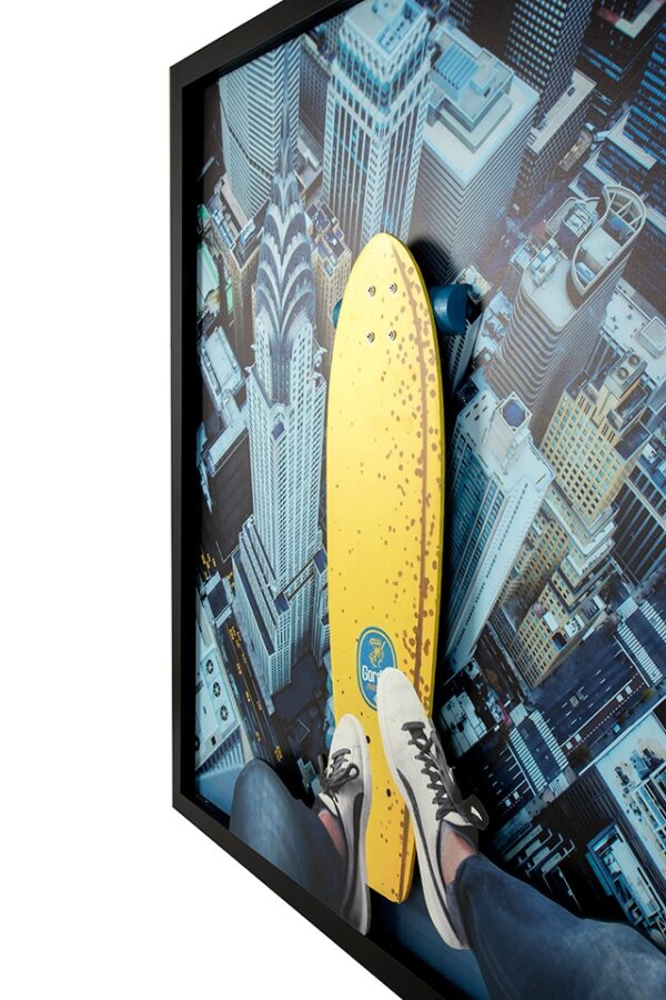 Obraz BIG CITY SKATER 130x130 cm - obrazek 3