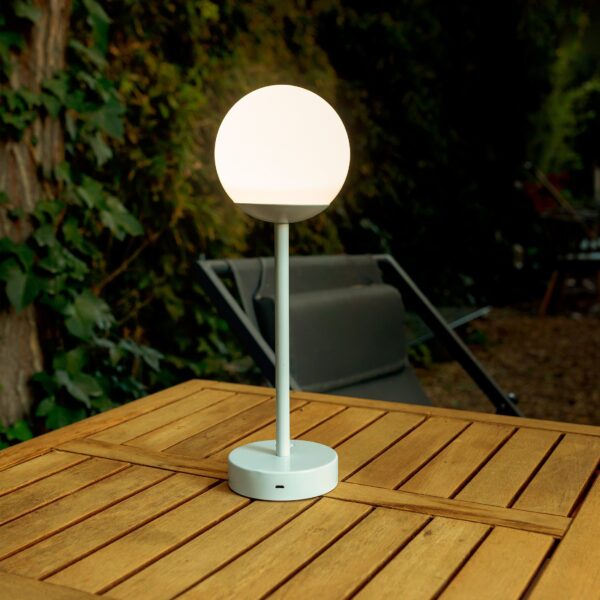 NEW GARDEN lampa stołowa NORAI SLIM 35 BATTERY rose gold - obrazek 3