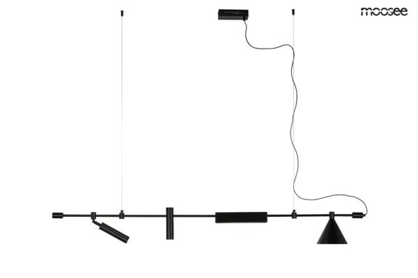 MOOSEE lampa wisząca TECHNICS czarna - obrazek 2