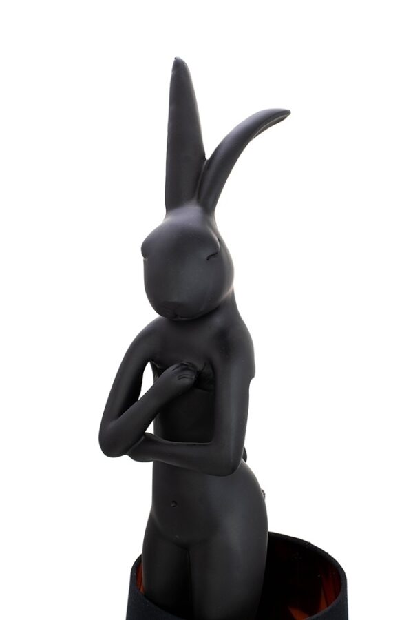 KARE lampa stołowa RABBIT 68 cm czarna - obrazek 2