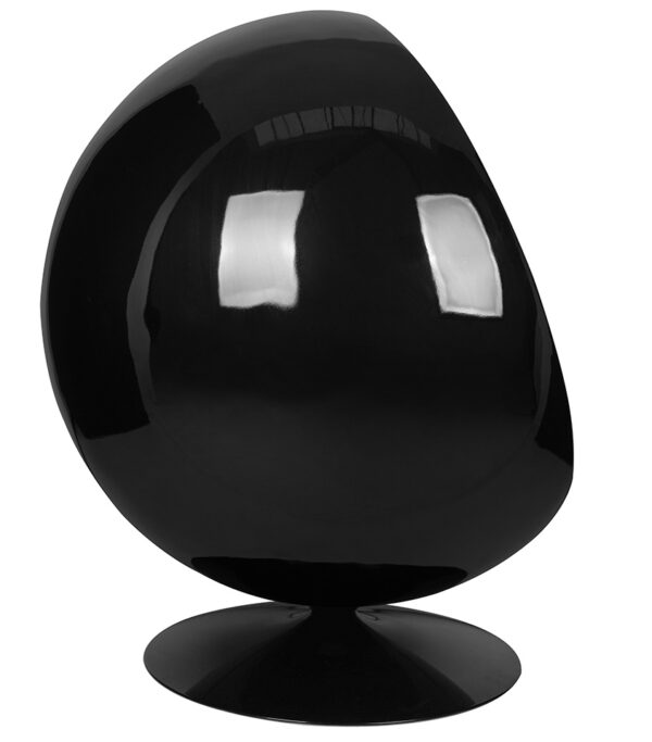 Fotel BALL BLACK czarny - obrazek 2