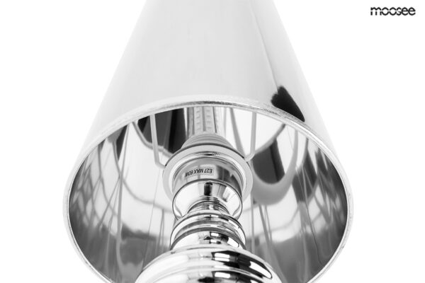 MOOSEE lampa ścienna QUEEN 20 srebrna - obrazek 3