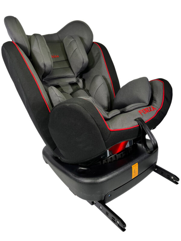 Fotelik samochodowy ISOFIX 360 FORZA RED 0-36 kg uniwersalny - obrazek 2