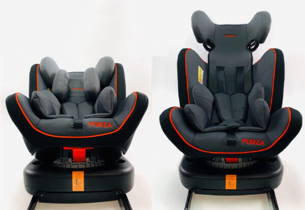 Fotelik samochodowy ISOFIX 360 FORZA RED 0-36 kg uniwersalny - obrazek 4