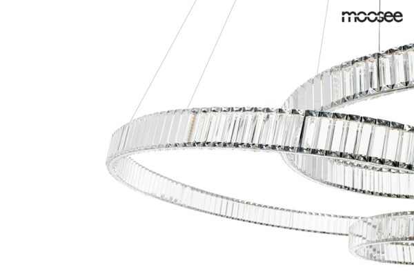 MOOSEE lampa wisząca WAVE 160A chrom - obrazek 3