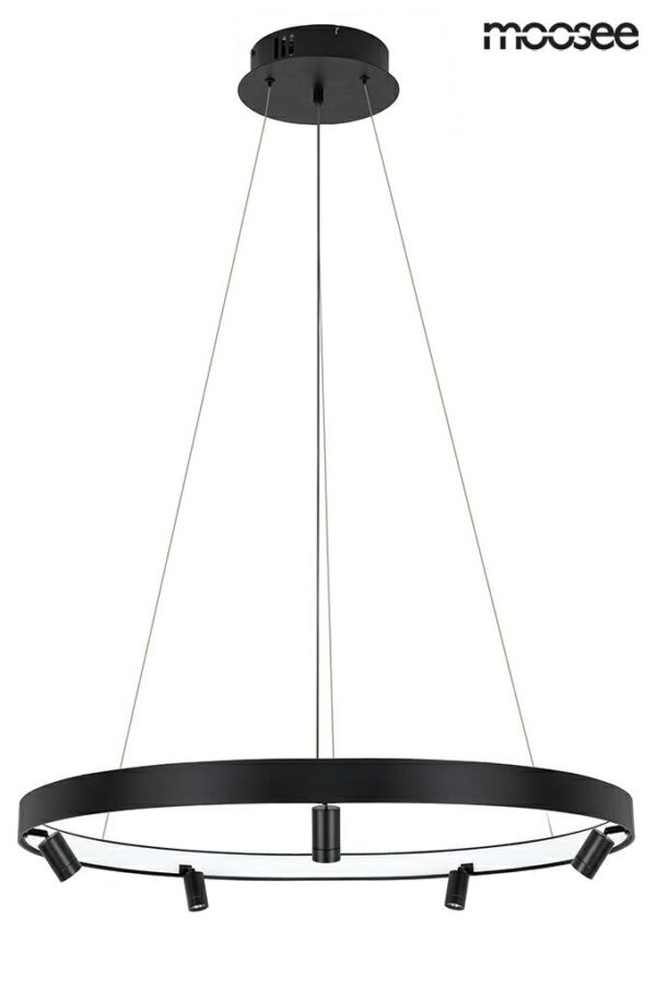 MOOSEE lampa wisząca CIRCLE SPOT 98 BLACK czarna - obrazek 2