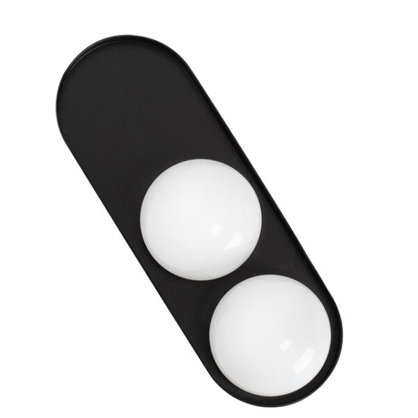 MOOSEE lampa ścienna DROPS 2 czarna
