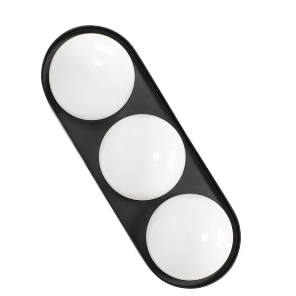 MOOSEE lampa ścienna DROPS 3 czarna