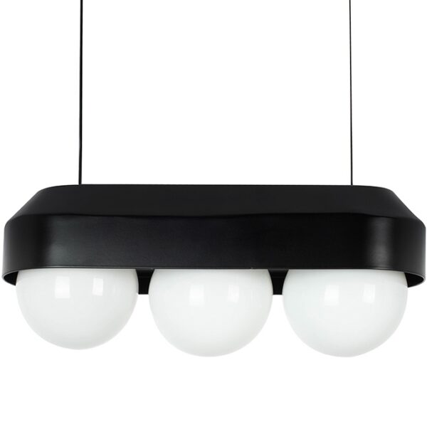 MOOSEE lampa wisząca DROPS 3 czarna