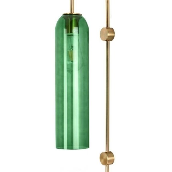 MOOSEE lampa ścienna SLACK złota / zielona