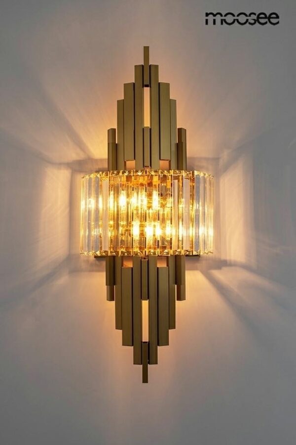 MOOSEE lampa ścienna TOWERS złota - obrazek 2