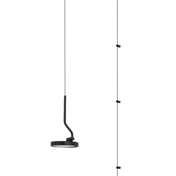MOOSEE lampa ścienna FLAT czarna