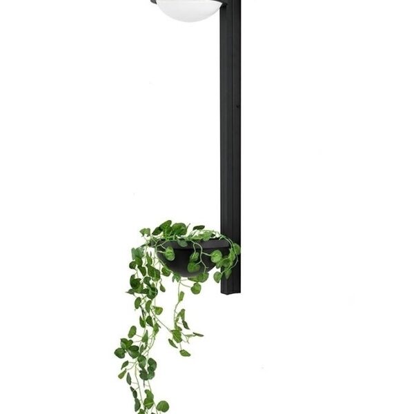 MOOSEE lampa ścienna PLANT WALL czarna