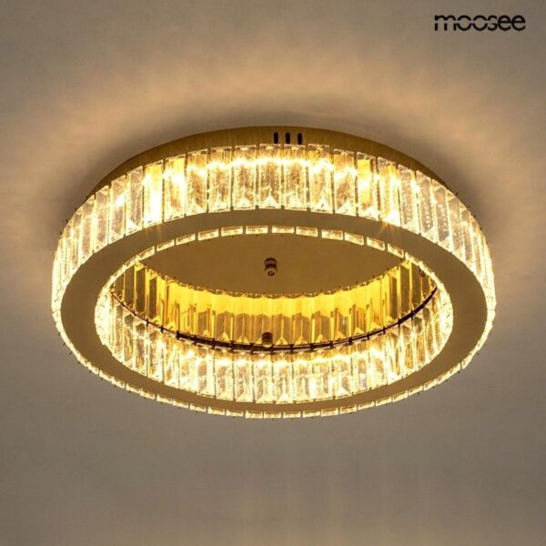 MOOSEE lampa sufitowa / plafon BORRA złota - obrazek 2