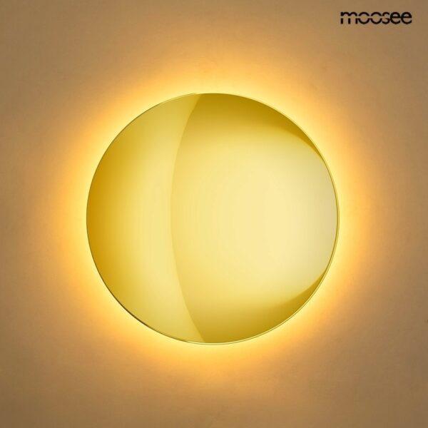 MOOSEE lampa ścienna SHADOW SUN 25 złota - obrazek 3