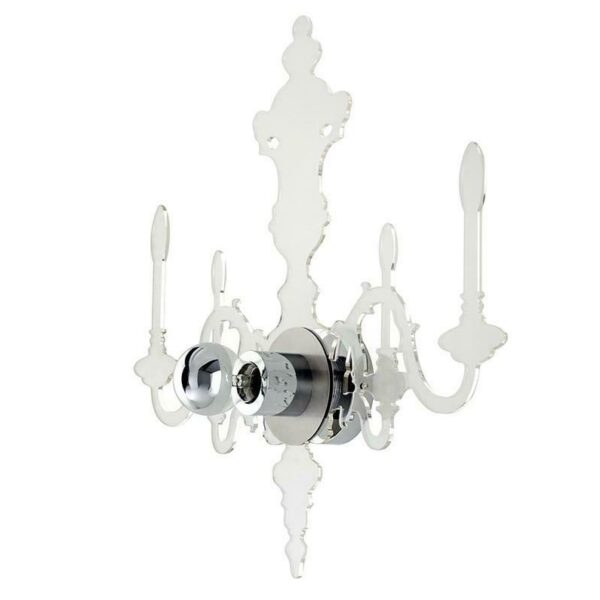 Lampa ścienna ICE 3D transparentna - akryl