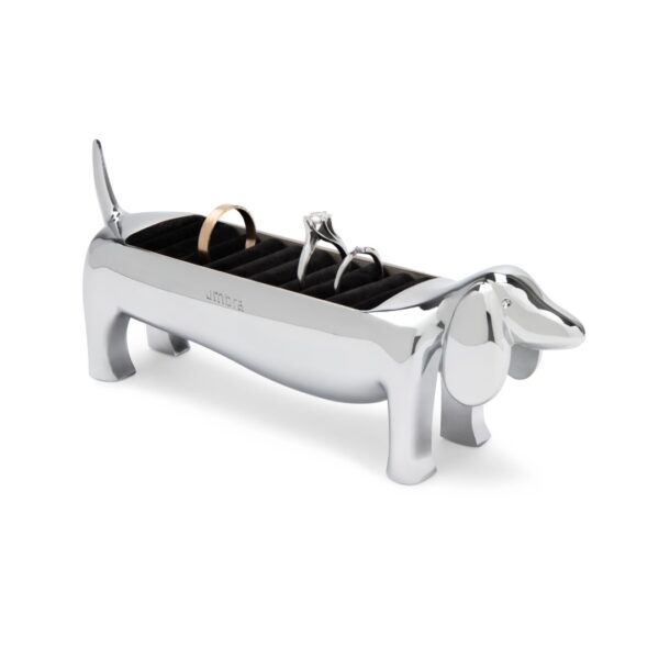 UMBRA stojak na pierścionki DACHSIE chromowany