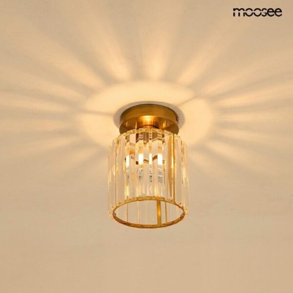 MOOSEE lampa sufitowa / plafon REY złota - obrazek 2