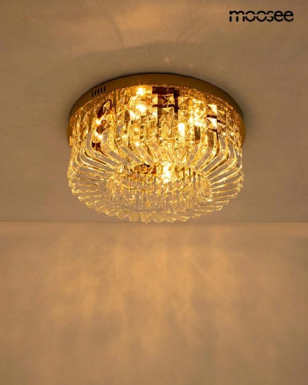 MOOSEE lampa sufitowa / plafon BALUNA 50 złota - obrazek 2