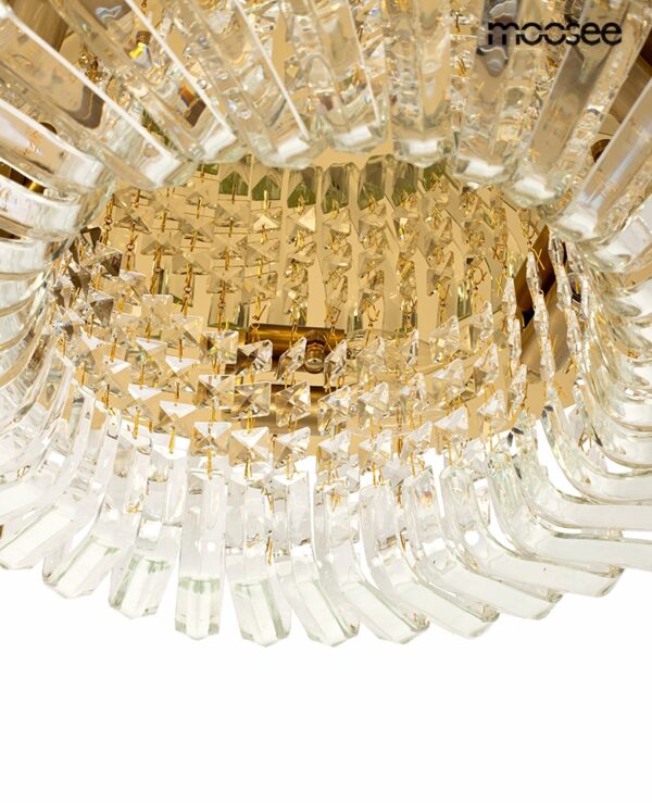 MOOSEE lampa sufitowa / plafon BALUNA 50 złota - obrazek 3