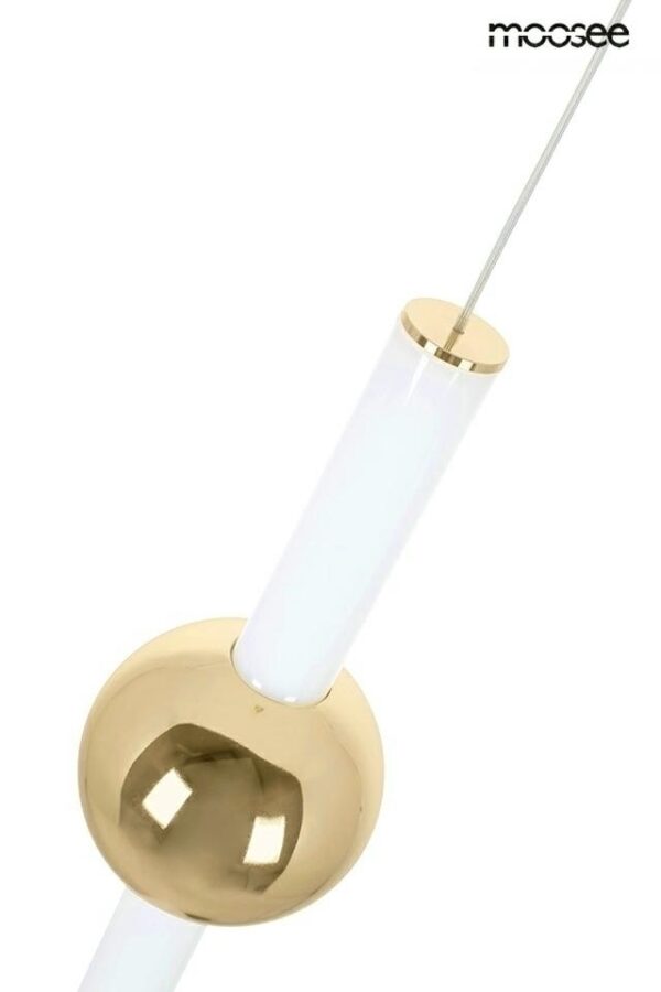 MOOSEE lampa wisząca LIBRA 60 IN biała / złota - obrazek 3