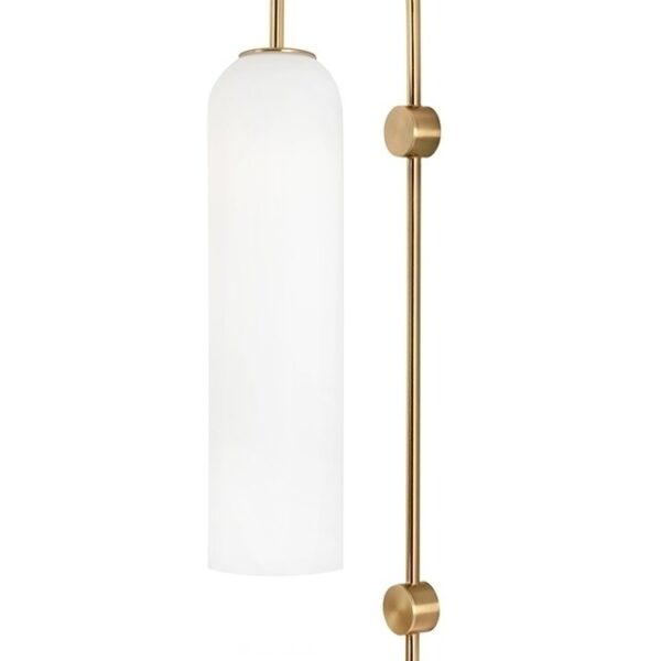 MOOSEE lampa ścienna SLACK złota / biała