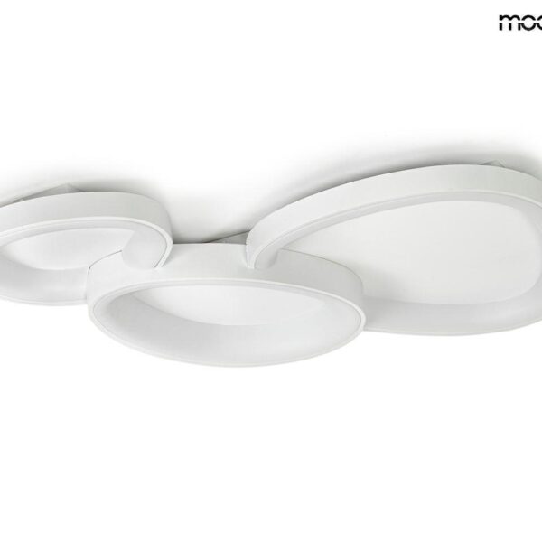 MOOSEE lampa sufitowa / plafon CELLS 3 biała