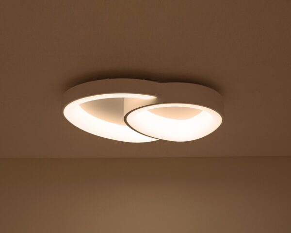 MOOSEE lampa sufitowa / plafon CELLS 2 biała - obrazek 3