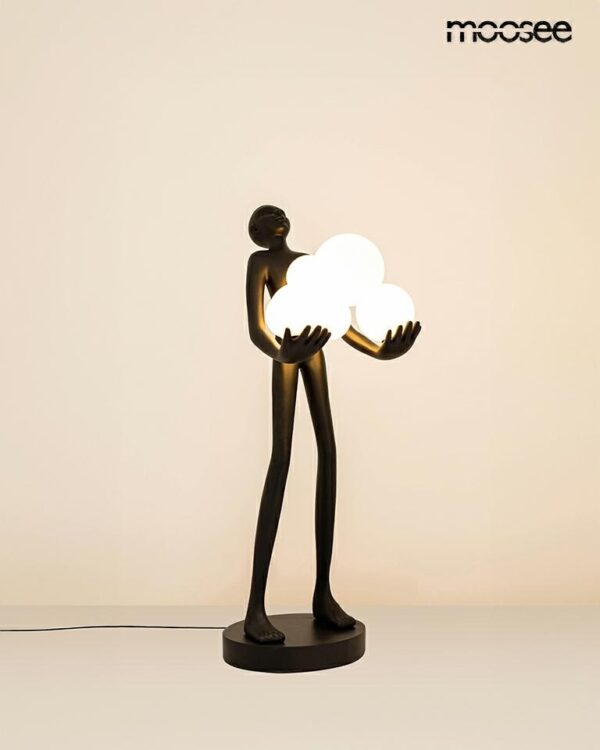 MOOSEE lampa stołowa HUMAN PREMIUM czarna - obrazek 2