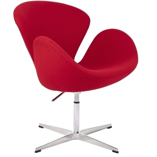 Fotel SWAN PREMIUM regulowany czerwony - obrazek 2