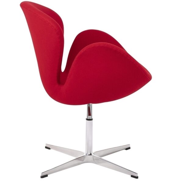 Fotel SWAN PREMIUM regulowany czerwony - obrazek 3