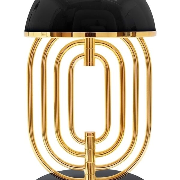 MOOSEE lampa stołowa BOTTEGA złota / czarna