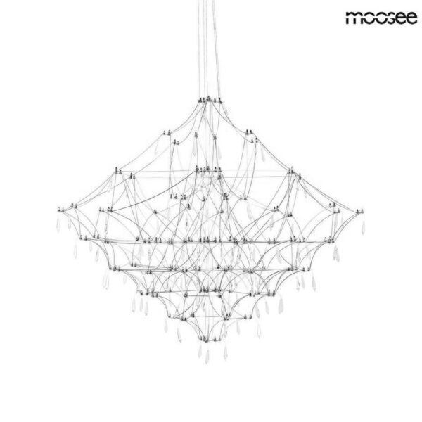 MOOSEE lampa wisząca CONSTELATION 77 - LED, stal szczotkowana