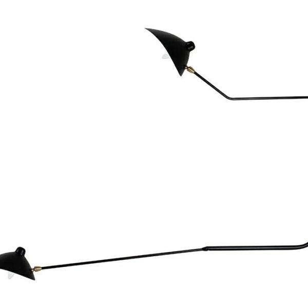 MOOSEE lampa ścienna RAVEN 2 - aluminium, stal węglowa