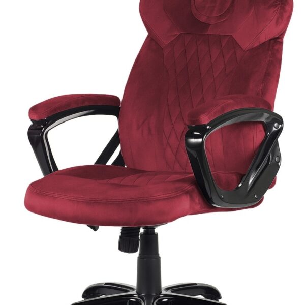 Fotel obrotowy do biurka SPIDER BURGUNDY ALCANTARA