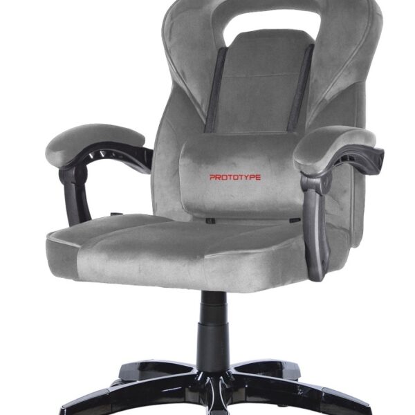 Fotel obrotowy do biurka TITAN GREY ALCANTARA BASIC