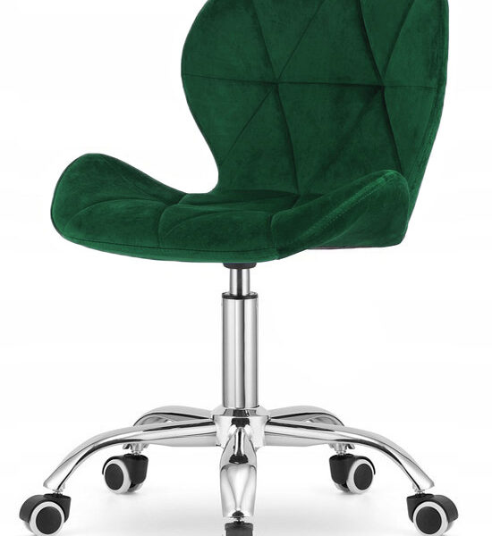 Krzesło obrotowe VASTO OFFICE VELVET FOREST GREEN