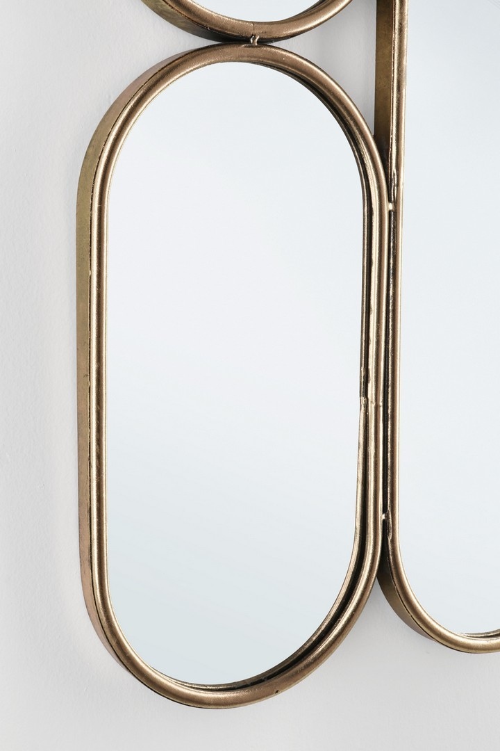 BIZZOTTO lustro ścienne HANIMA złote - obrazek 2