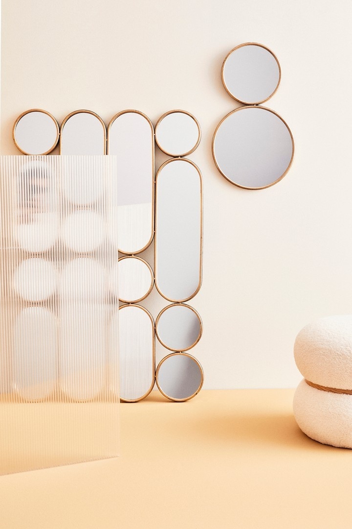 BIZZOTTO lustro ścienne HANIMA złote - obrazek 3