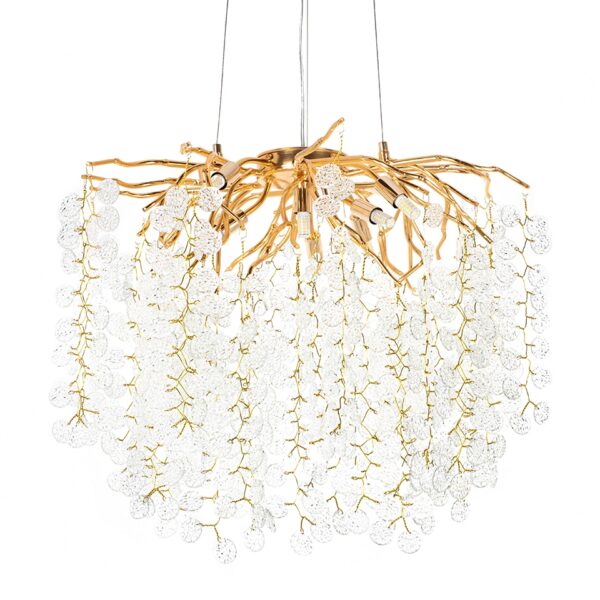 MOOSEE lampa wisząca RIVIERA 60 złota / clear