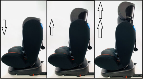 Fotelik samochodowy ISOFIX 360 GT 40-125 cm uniwersalny - obrazek 4