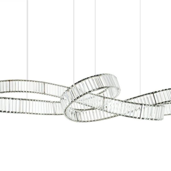 MOOSEE lampa wisząca WAVE 160B chrom