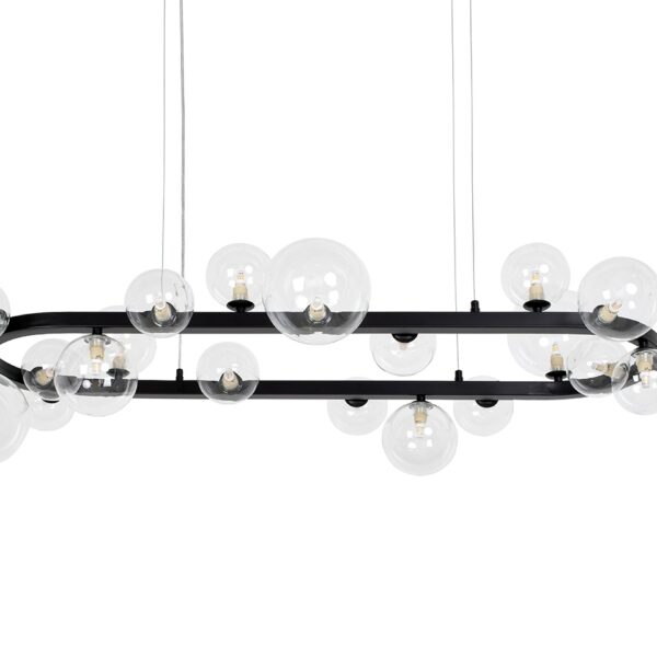 MOOSEE lampa wisząca ALURE OVAL 120 czarna