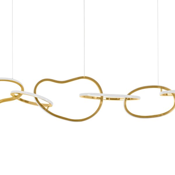 MOOSEE lampa wisząca JAZZ 6 złota