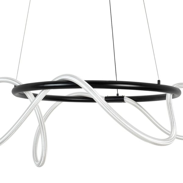 MOOSEE lampa wisząca SERPIENTE 60 czarna