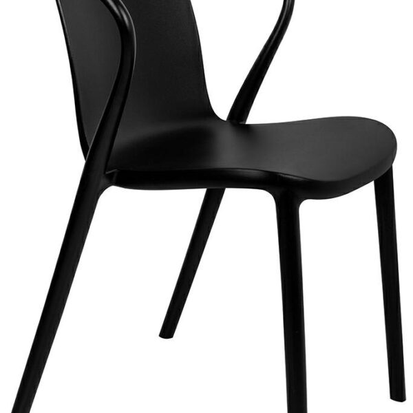 Krzesło SPARKS czarne - polipropylen