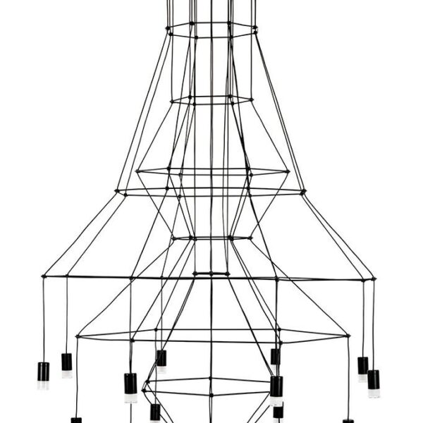 MOOSEE lampa wisząca FLUSSO 20 czarna