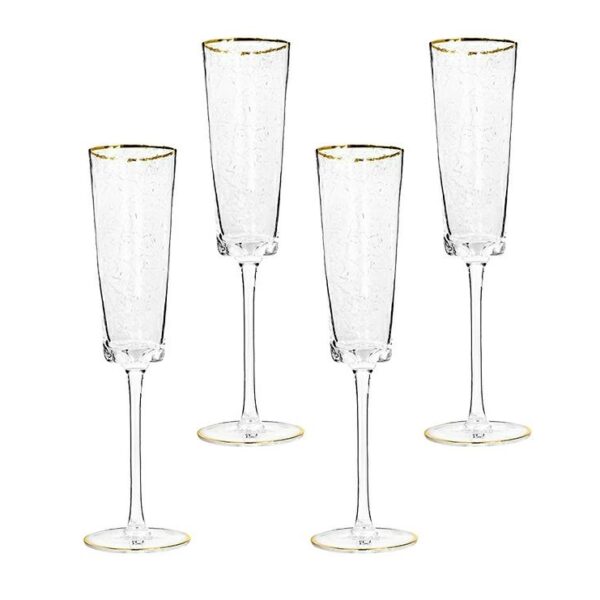 KARE komplet 4 kieliszków do szampana HOMMAGE 165ml