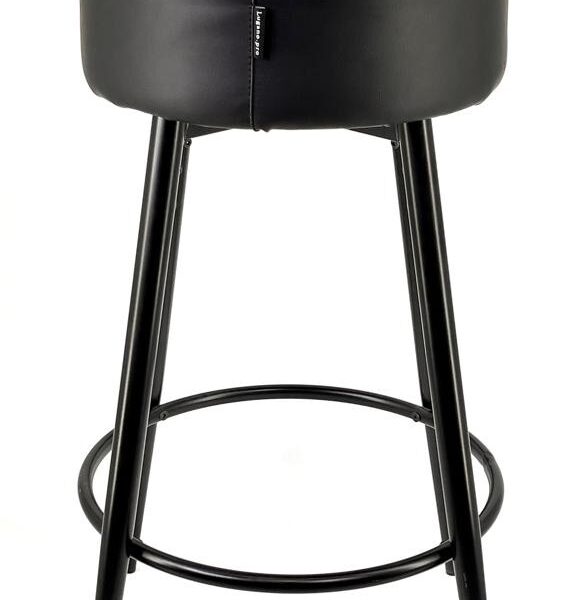 Krzesło barowe ASTI BLACK PU hoker BAR II GATUNEK